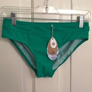 PrAna Ramba bikini bottom in Cool Green